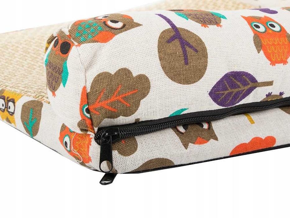 Pat pentru pisici 2-in-1 saltea confortabila si sisal 53 x 47 cm