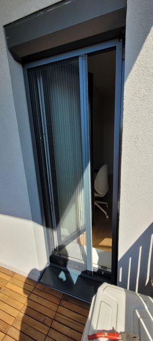 Plase impotriva anti contra cu balamale plisse rulou glaf pvc aluminiu