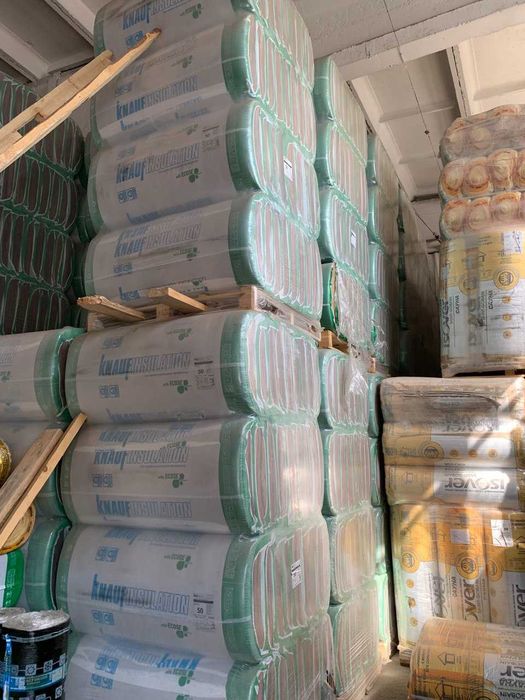 Оптом мин вата Isover (фольга) , Knauf , Akfa , Thermo plus
