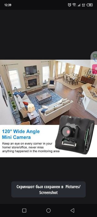 Vidio kamera wifi 128gb