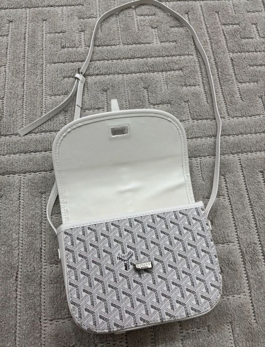 Goyard белая сумка