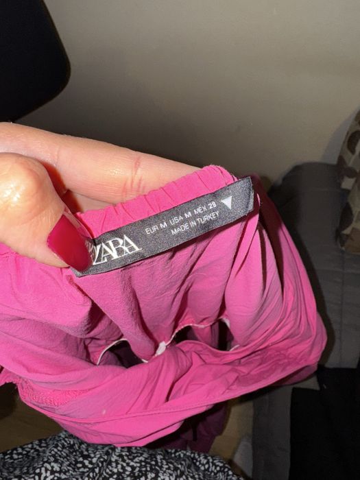 Rochie poplin roz ZARA