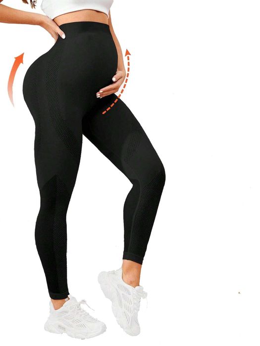 Colanti Fitness Belly Support Black pentru gravide