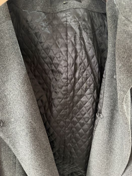 Пальто трапеция из натуральной шерсти