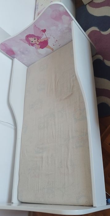 Детско легло "Фея" за принцеси с двулицев матрак