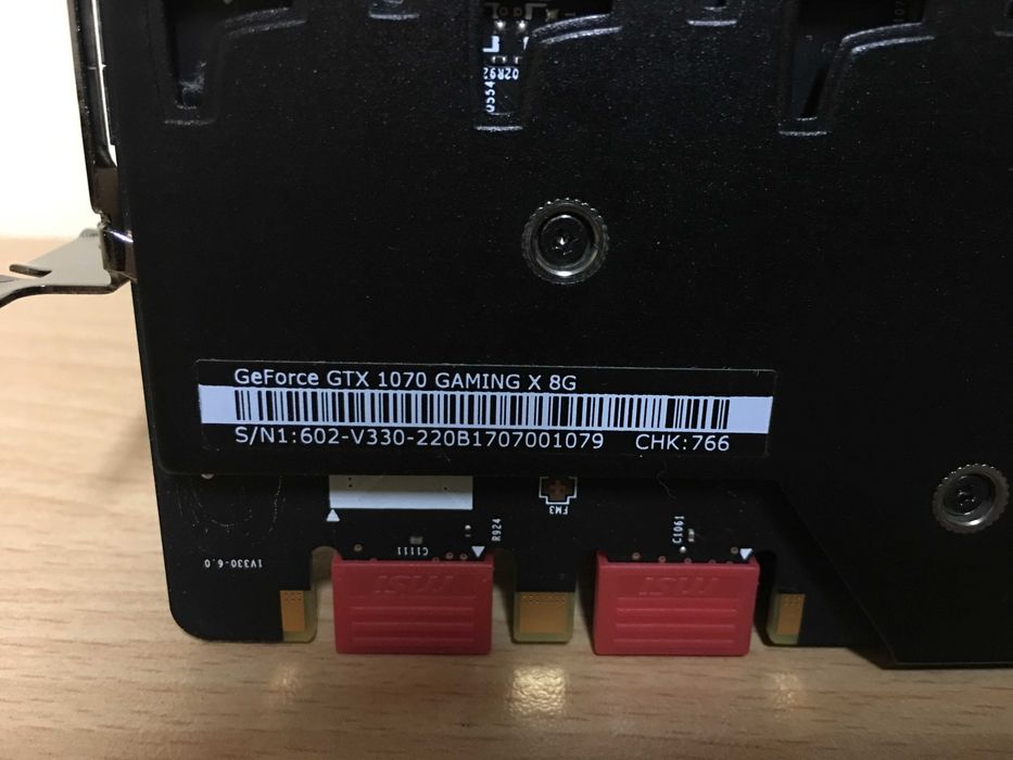 MSI GTX 1070 Gaming X 8GB видео карта