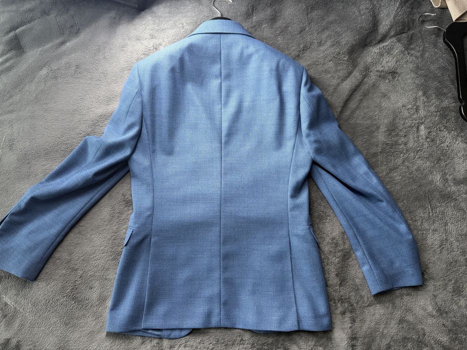 Seroussi sacou bărbați GIZA20BC albastru marime 44 nou cu husa inclus