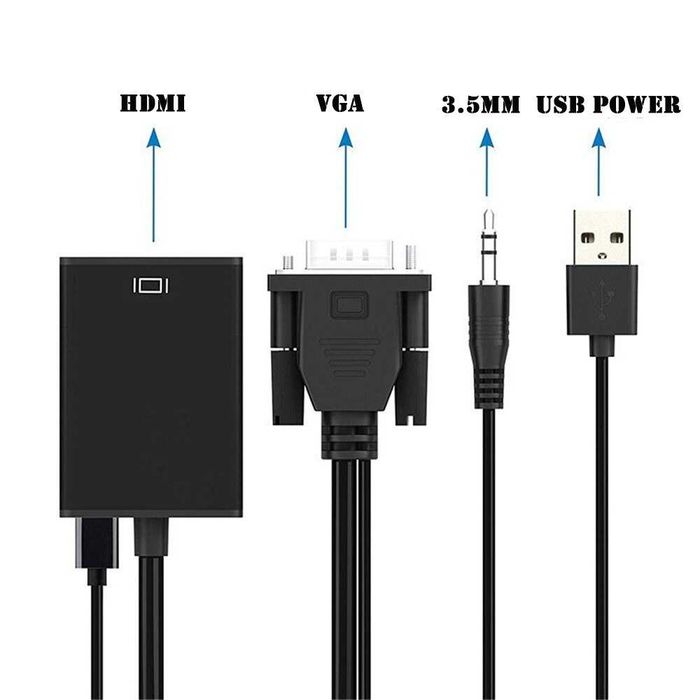 VGA to HDMI  конвертер (видео адаптер)