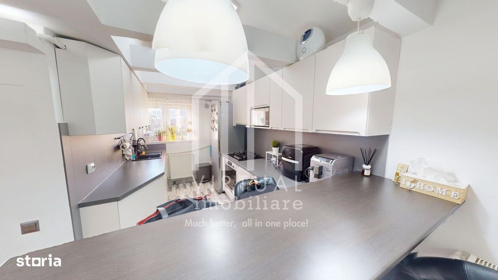 Apartament cu 4 camere, 82mp utili + balcon, recent renovat