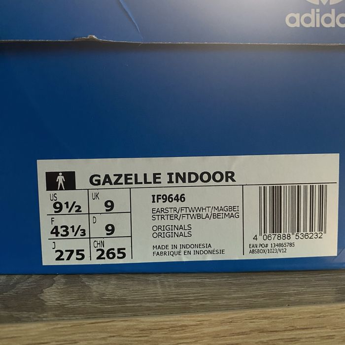 Adidas Gazelle Indoor 43.3