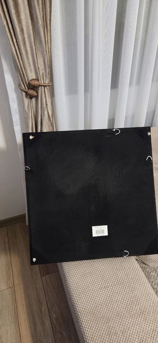 Tablou peste Mauritious placat cu argint,ot cunoscători,nou,nepusa pe