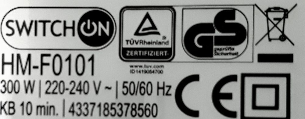 Mixer cu VAS Rotativ SWITCHON Germania 300 W 6 Viteze NOU - 130 Lei