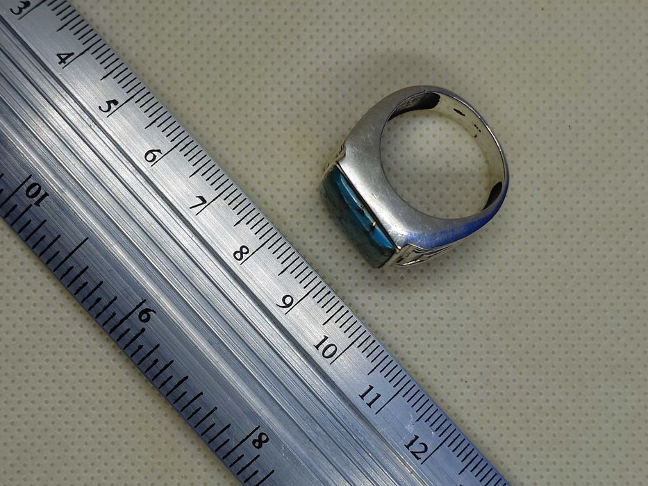 Inel argint „Copper Turquoise”