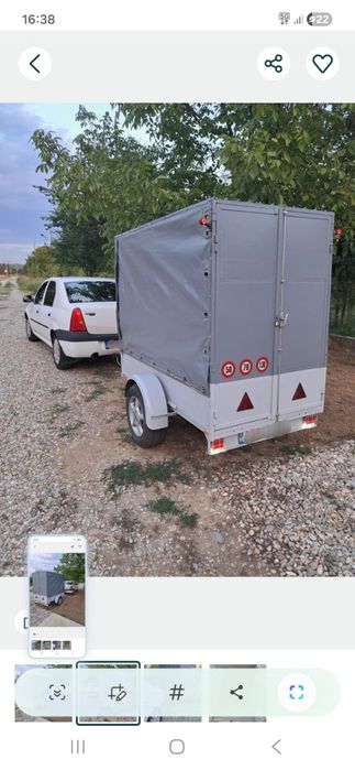 Platforma 2 axe / Remorca 750 kg / INCHIRIEZ