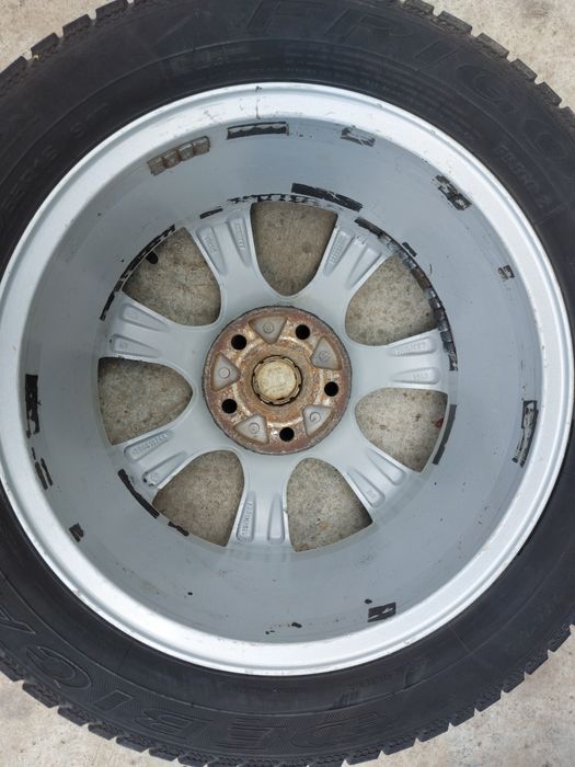 Set jante aliaj R16 5x112 6.5J ET50 cu anvelope M+S 205 55 16