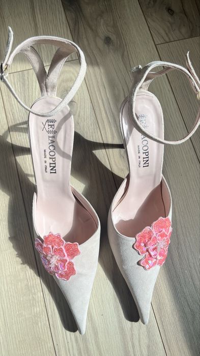 Pantofi eleganti piele intoarsa , marimea 40