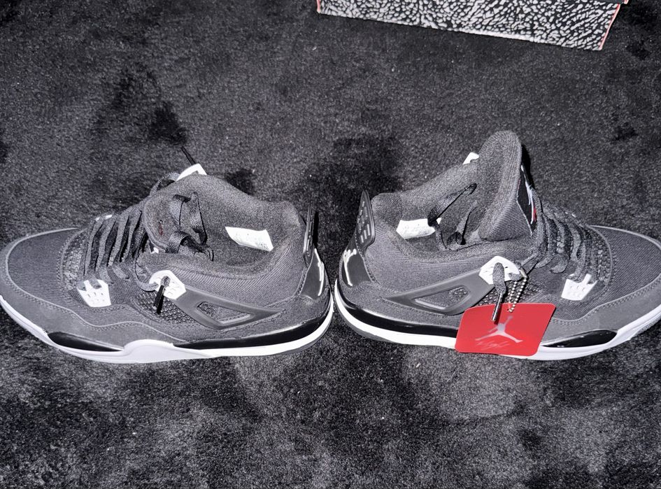 Jordan 4 Black Canvas