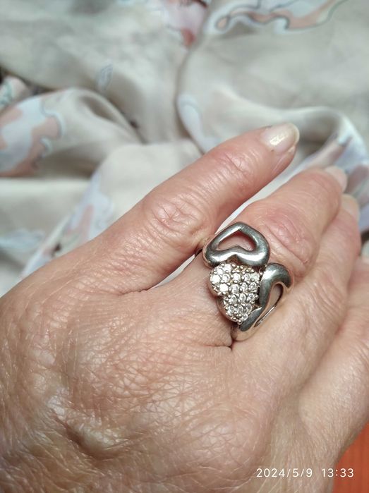 Fossil сребърни бижута, сребърен комплект Capri