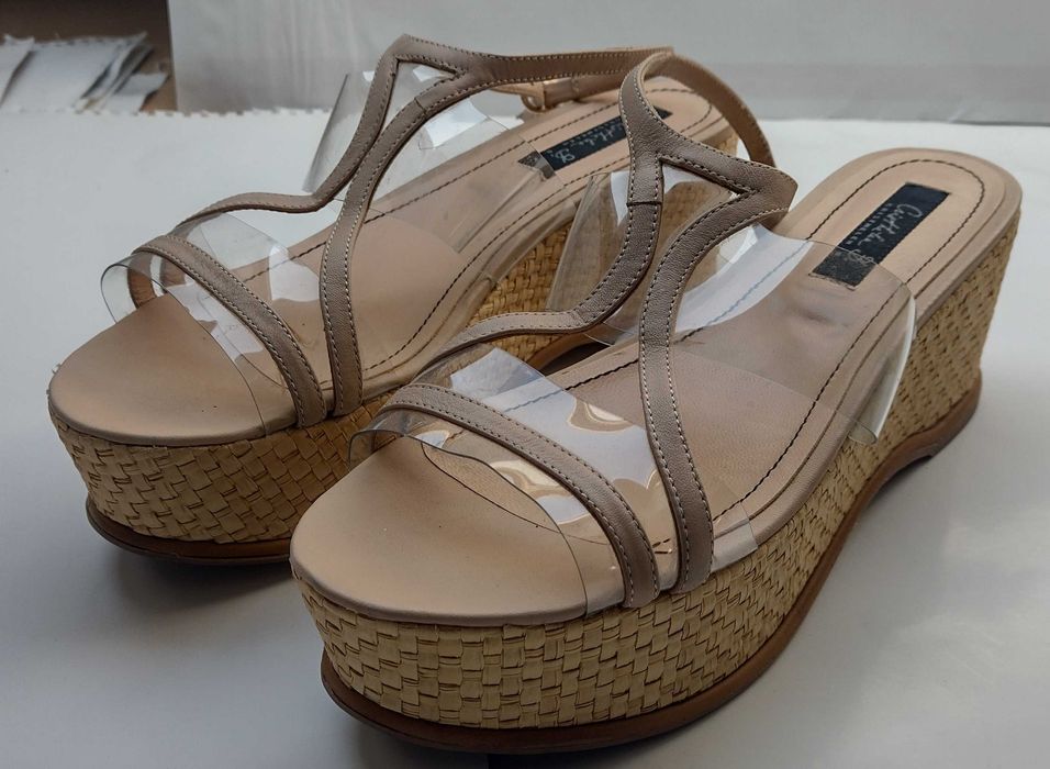 Sandale Musette piele si transparent talpa ortopedica marime 39 40