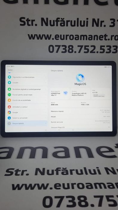 Tableta HONOR Pad X8a, 11", 4GB, 128GB , Wifi, Space Gray -N-