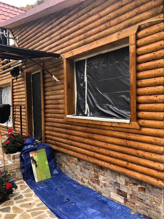 Lambriu semirotund rustic Rondeko! - cu sau fara montaj!