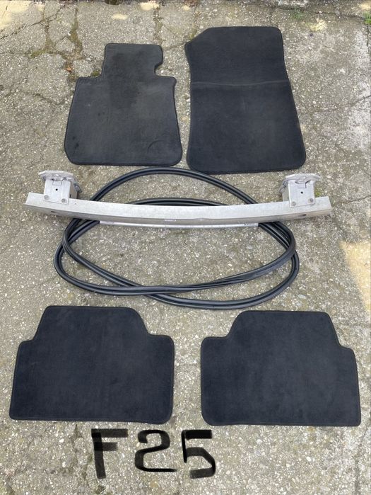 Preșuri/covorașe, armătură bară, cheder portbagaj originale Bmw X3 F25