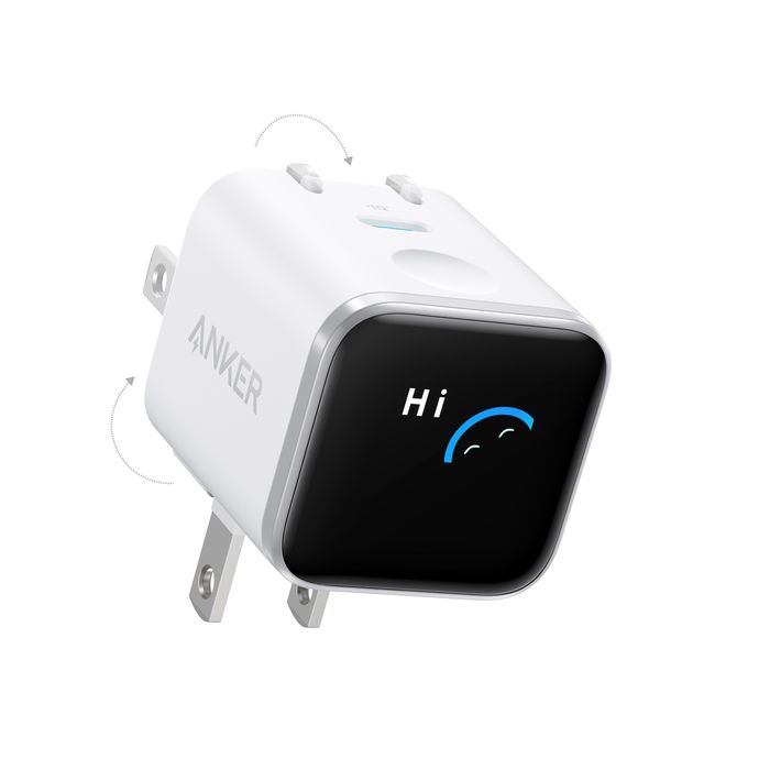 Зарядное кстройство anker 45w anker nano с дисплеем и защитой