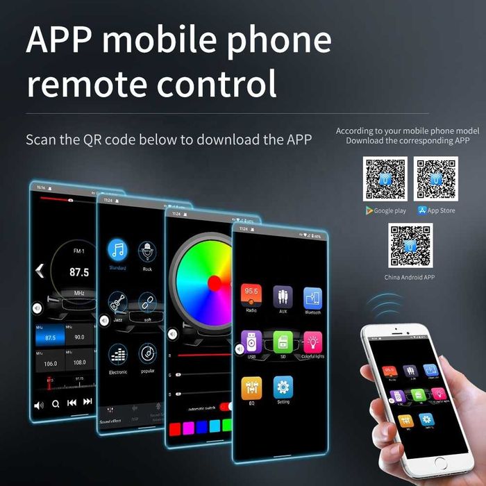 Плеър USB за автомобил кола радио блутут разговори единичен дин флашка