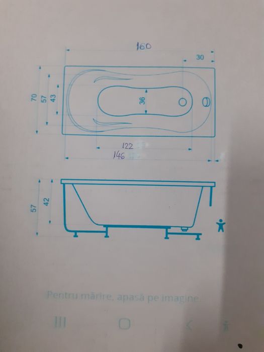 Vand cada baie + baterie dus Grohe  Grohe