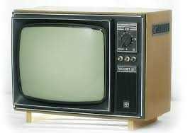 Черно белый телевизор
