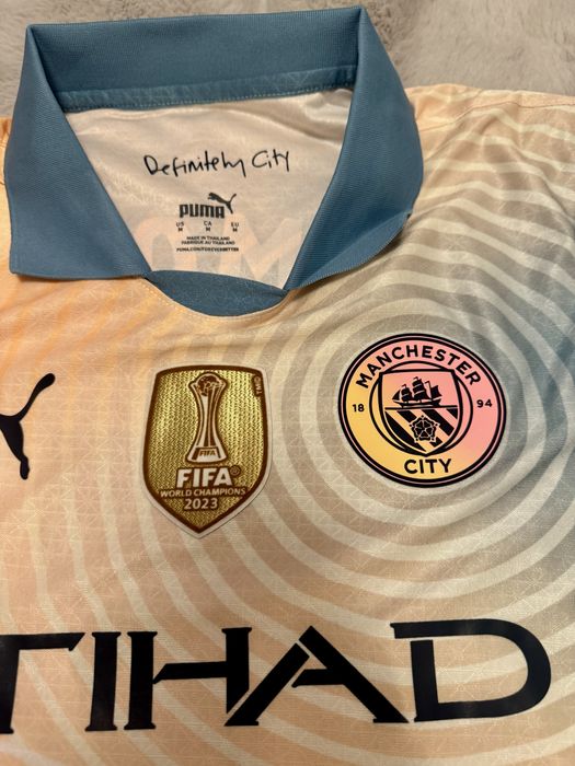 Tricou de Fotbal Manchester City 24/25 Fourth (Player Versio)