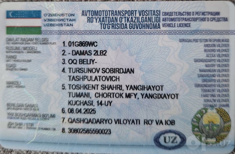 Chevrolet Labo mexanik boshqaruv holati yaxshi