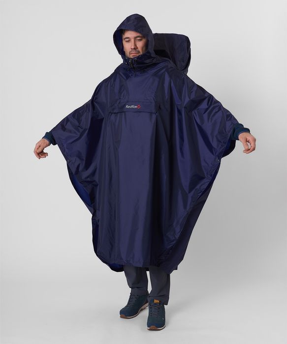 Пончо RedFox Poncho Plus, дождевик с рюкзаком