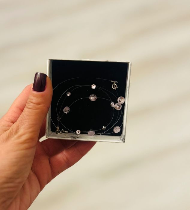 Комплект сребро кристали Swarovski