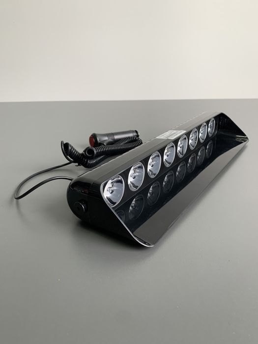 Stroboscop auto LED parbriz, albastru - S8