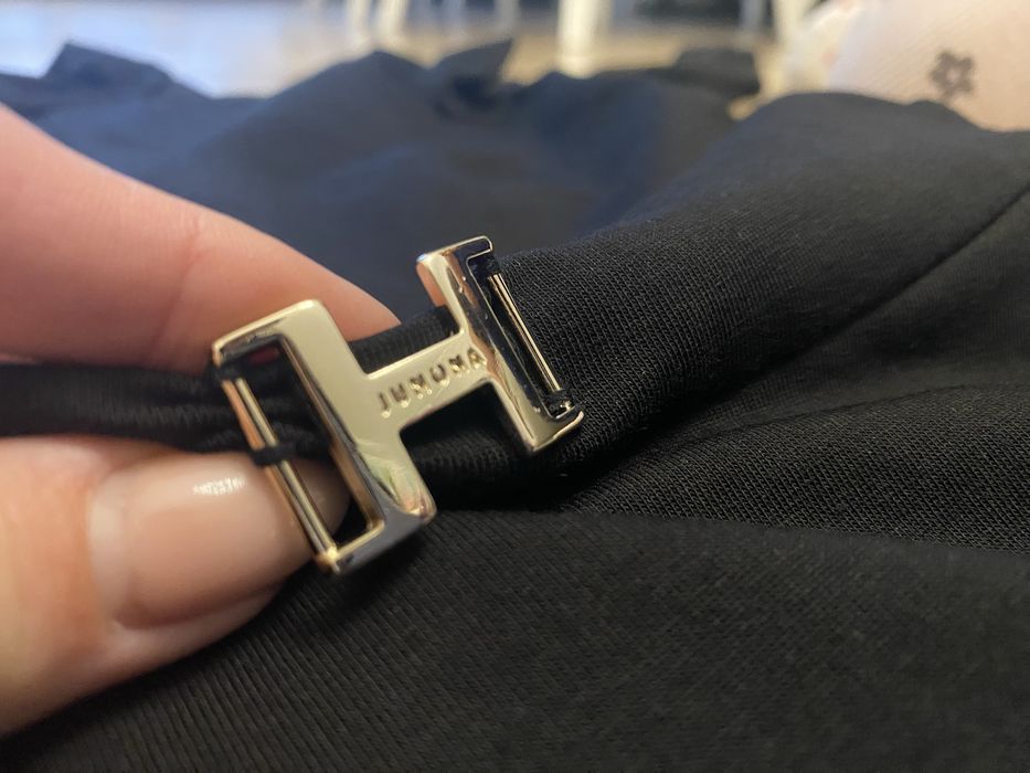 Черна Рокля с мрежести акценти Junona