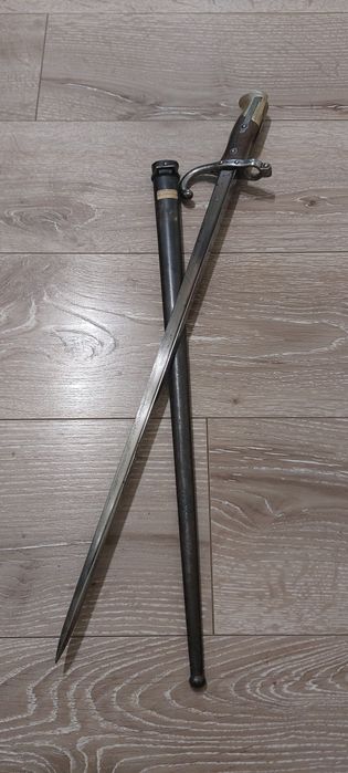 Baionetă Sabie Franta - Gras M1874 produsă în St.Etienne in 1877