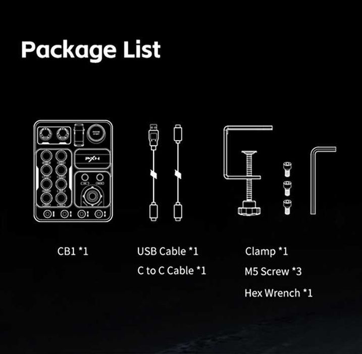 Универсална USB Контролна Кутия с Бутони за Гейминг Симулатори за PC