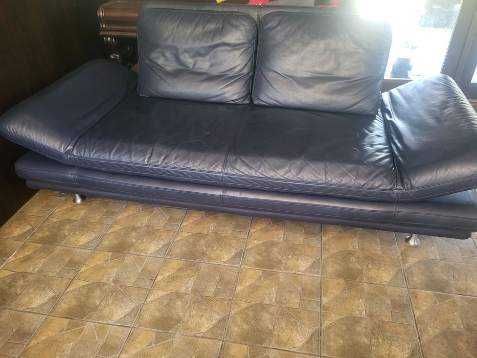 Set canapea piele naturală