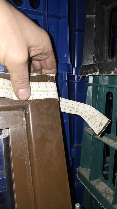 Vand ferestre aluminiu cu geam termopan diverse dimensiuni