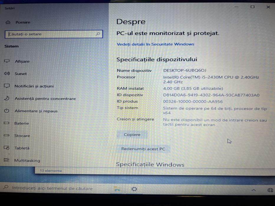 Laptop Acer defect Aspire 5750G-2434G75Mnrr