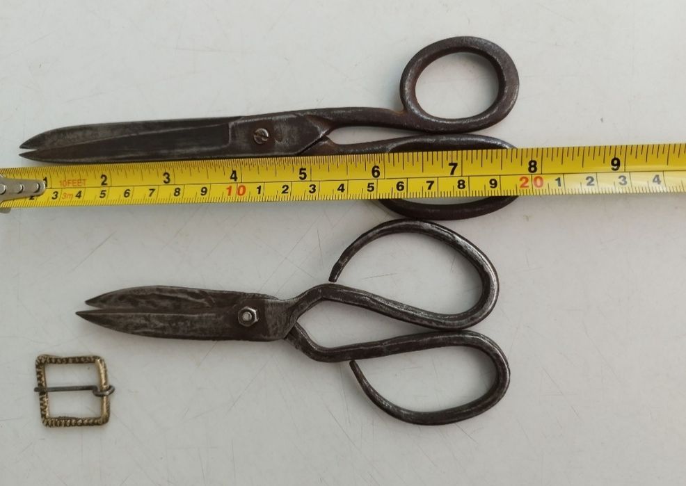 Стара метална кошница за яйца, Стара ножица, тока