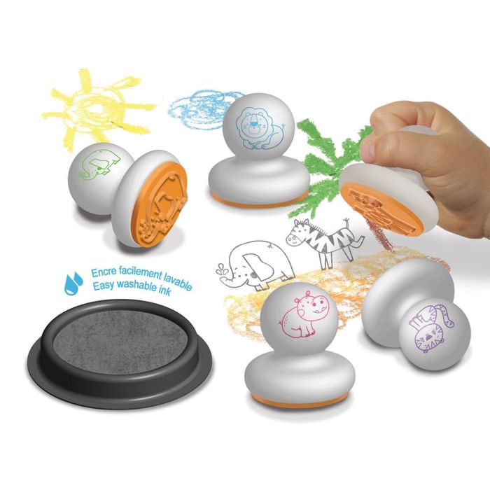 Моите първи печати “Животните в саваната”, комплект - Créa Lign’