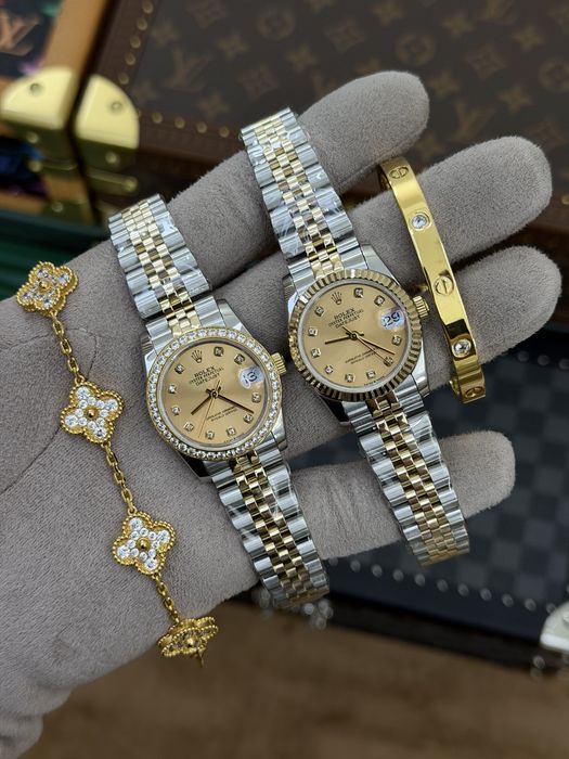 Rolex Date-Just Diamond 31mm Champagne