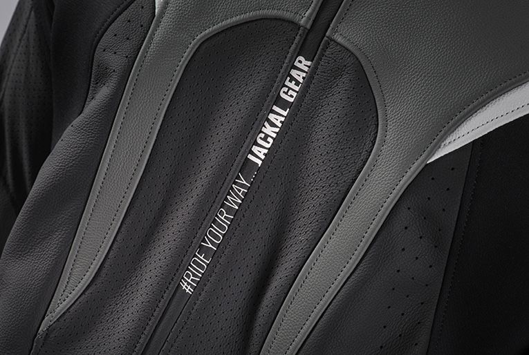 Geaca moto barbati piele Racing Ixon vara model Jackal JKT MS