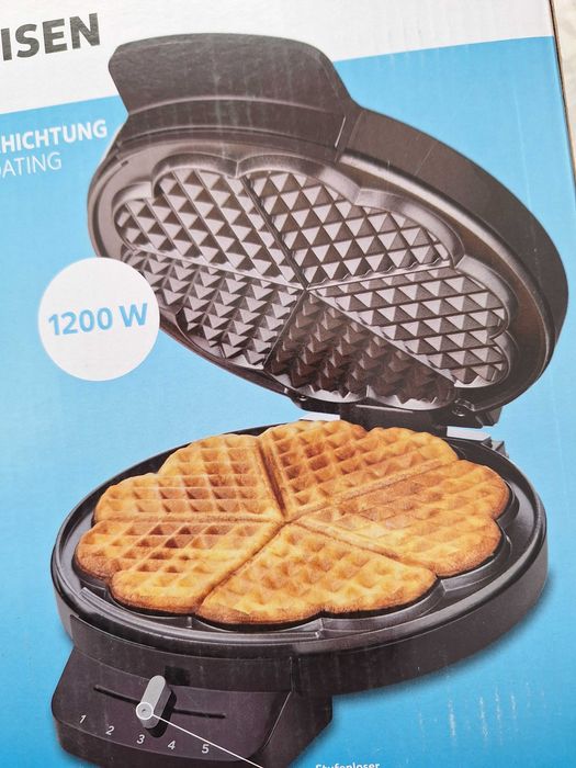 Aparat electric pentru facut 5 vafe putere 1200 W, Model SWITCH ON