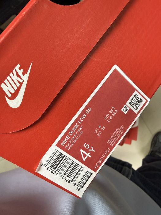 Nike dunk low GS sail light bone white Originali