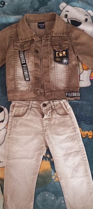 Продается джинсовая двойка на мальчика 2 года на весну