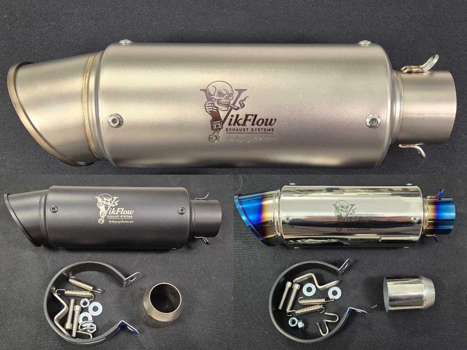 Evacuari sport universale ViKFlow Exhaust Systems moto/ATV/Auto/Quad