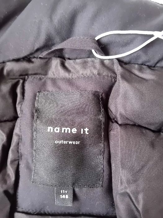 Черно яке парка за момиче ново с етикет